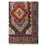 فرش گبه زمینه سرمه ایی کد H50207 - تصویر 2