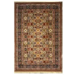 فرش گبه زمینه بژ بادامی کد H50210