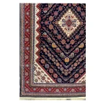 فرش بختیاری زمینه سرمه ایی کد H50208 - تصویر 2