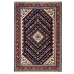 فرش بختیاری زمینه سرمه ایی کد H50208