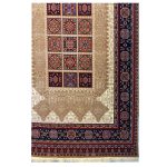 فرش عشایری زمینه بژ نخودی کد H50205 - تصویر 2