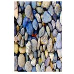 فرش فانتزی طرح سنگ رنگی کد100453