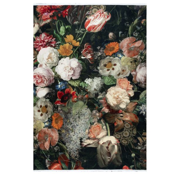 فرش فانتزی طرح گل تمام رنگ 100454