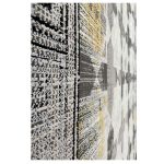 فرش مدرن زمینه طوسی دودی کدS701