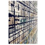 فرش پتینه خاکستری سرمه ای کدS914 - تصویر 3