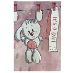 فرش کودک بندوخرگوش صورتی کد100237 - تصویر 2