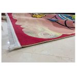 فرش کودک دکوفان زمینه صورتی کد100252 - تصویر 5