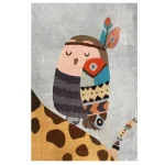 فرش کودک طرح زرافه کد 100282 - تصویر 2