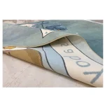 فرش کودک خرس قهوه ایی بندرخت کد100262 - تصویر 4