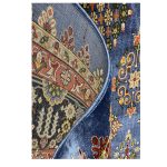 فرش گبه زمینه آبی کاربنی کد H50206