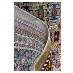 فرش گبه زمینه بژ بادامی کد H50210 - تصویر 3