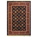 فرش گبه زمینه سرمه ایی کد H50206