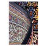 فرش گبه زمینه سرمه ایی کد H50210 - تصویر 3