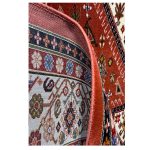 فرش گبه زمینه لاکی کد H50201 - تصویر 3