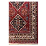 فرش گبه زمینه لاکی کد H50213 - تصویر 2