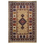 فرش گبه زمینه کرم کد H50203