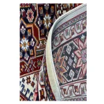 فرش گبه زمینه کرم کد H50209 - تصویر 3