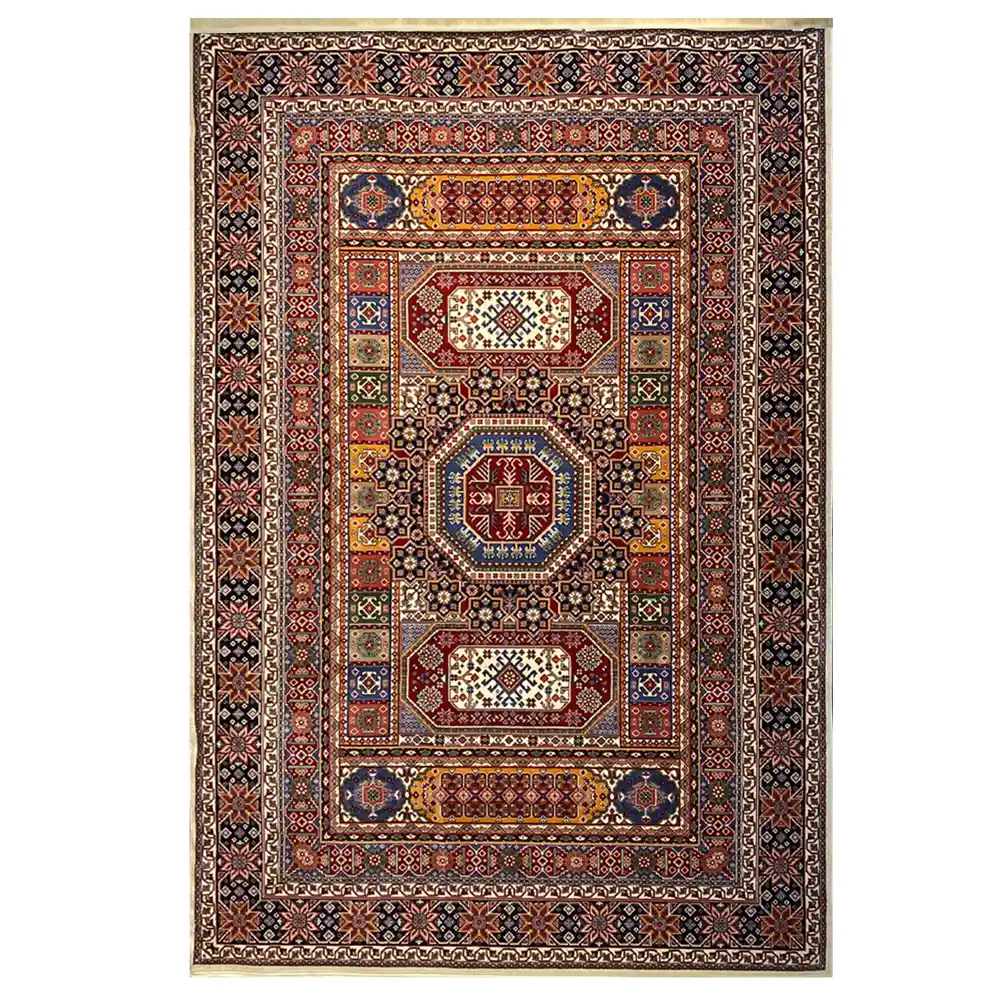 فرش-گبه-زمینه-کرم-کد-H50209 فرش گبه زمینه کرم کد H50209