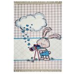 فرش کودک اختصاصی طرح خرگوش عکاس کد1015