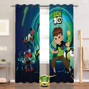 ست فرش پرده طرح بن تن B359