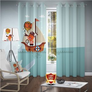 ست فرش پرده طرح دزد دریایی B375