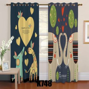 ست فرش پرده فیل فانتزی F352