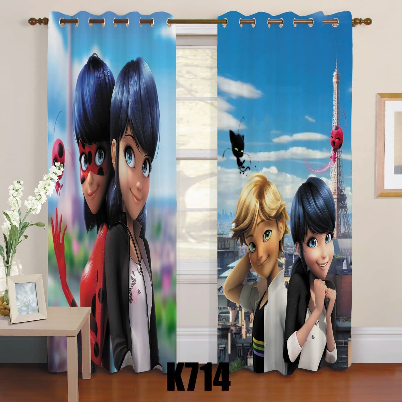 ست فرش پرده میراکلوس F332 ست فرش پرده میراکلوس F332