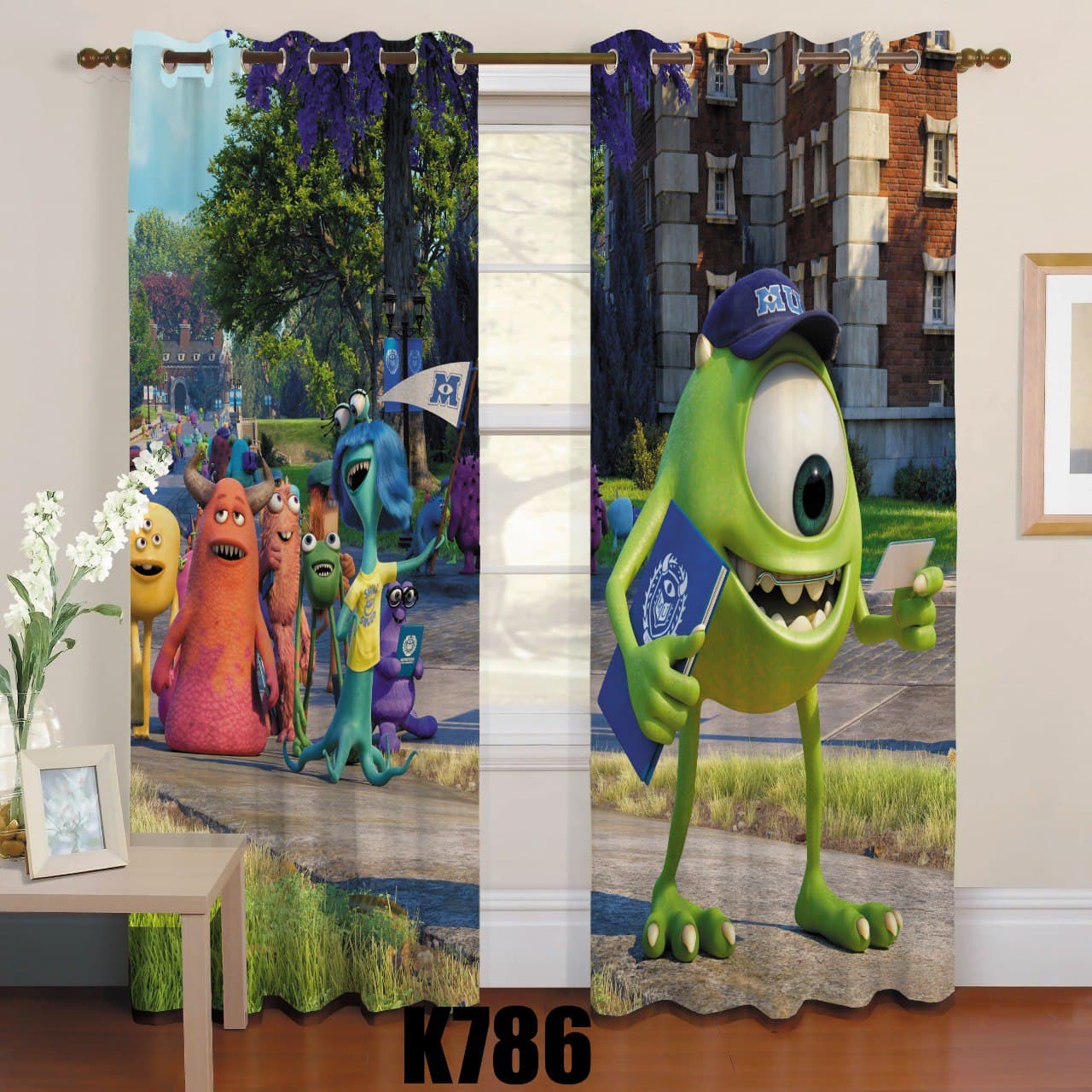 طرح کارخانه هیوولاها ست فرش و پرده کارخانه هیولاها F301 - تصویر 1