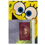 فرش باب اسفنجی زمینه بنفش کد100291 - تصویر 6