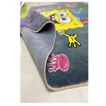 فرش باب اسفنجی زمینه بنفش کد100291