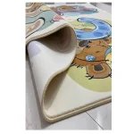 فرش خرس واعداد زمینه کرم کد100294 - تصویر 4