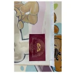 فرش خرس واعداد زمینه کرم کد100294 - تصویر 5