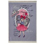 فرش کودک اختصاصی دختر کوچولو کد1008