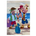 فرش کودک اختصاصی طرح دزدان دریایی