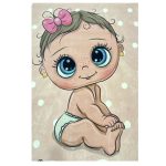 فرش کودک اختصاصی طرح نوزاد - تصویر 2