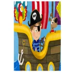 فرش کودک دزدان دریایی کوچک کد1012 - تصویر 3