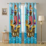 فرش کودک دزدان دریایی کوچک کد1012 - تصویر 2