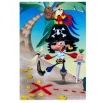 فرش کودک طرح دزد دریایی کد1006 - تصویر 3