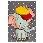 فرش کودک طرح فیل کوچولو کد1013 - تصویر 3