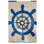 فرش کودک طرح قایق ودریا کد1010 - تصویر 3