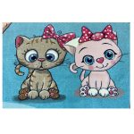 فرش کودک طرح قایق ودریا کد1010