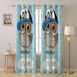 فرش  اختصاصی جغد دکوفان آبی کد1019 - تصویر 2