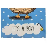 فرش  اختصاصی جغد دکوفان آبی کد1019 - تصویر 4