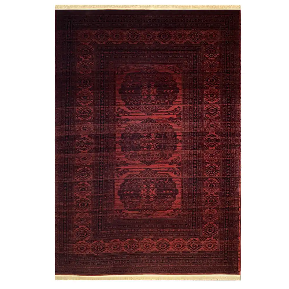 فرش-بلوچ-پتینه-اناری-کد-B336- فرش بلوچ پتینه اناری کد B336