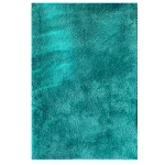 فرش شگی فلوکاتی سبز آبی کد500910