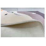 فرش کودک چاپی خرس روی ابر کد1026 - تصویر 3