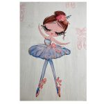 فرش کودک چاپی اختصاصی دخترانه کد1027 - تصویر 2