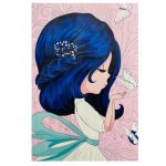 فرش کودک چاپی دختر و پروانه کد1028 - تصویر 3