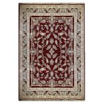 فرش ماشینی 1500 شانه طرح افشان لاکی