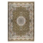 فرش ماشینی ۷۰۰ شانه زمینه قهوه ای SH-711